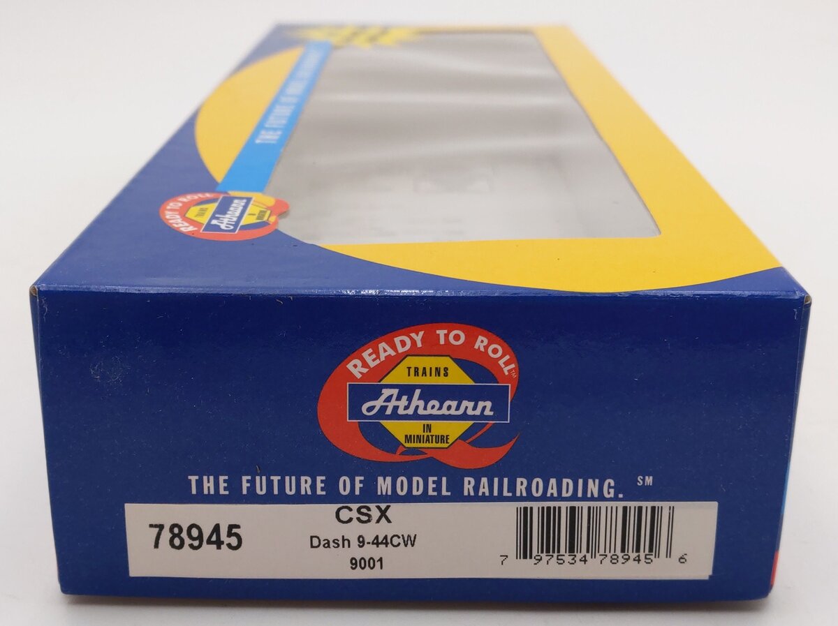 Athearn 78945 HO Scale CSX Dash 9-44CW Diesel Locomotive #9001 w/DCC LN/Box
