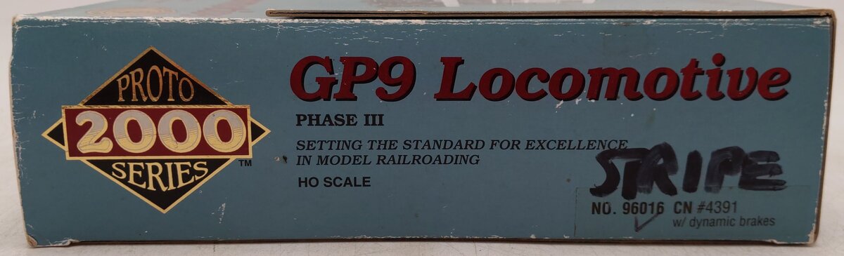 Proto 2000 96016 HO CN Phase III GP9 Diesel Locomotive #4391 EX/Box