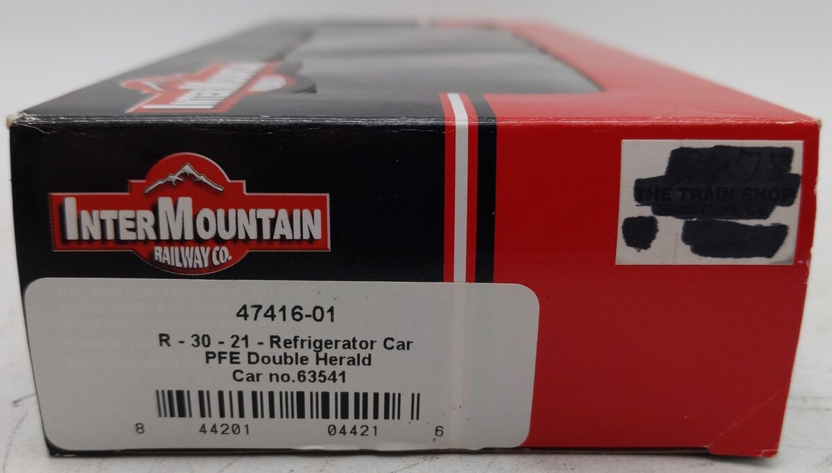 InterMountain 47416-01 HO Scale PFE R-30-21 Refrigerator Car #63541 EX/Box