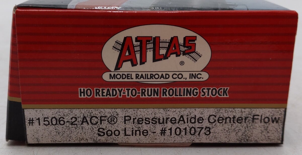 Atlas 1506-2 HO Soo Line ACF PressureAide Center Flow Hopper #101073 EX/Box