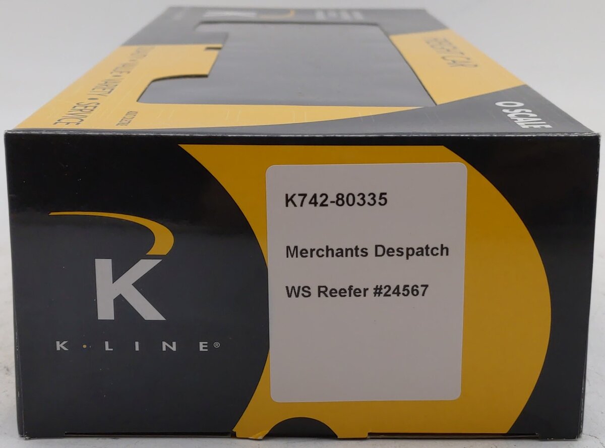 K-Line K742-80335 O Gauge Merchants Despatch Refrigerator Car #24567 EX/Box