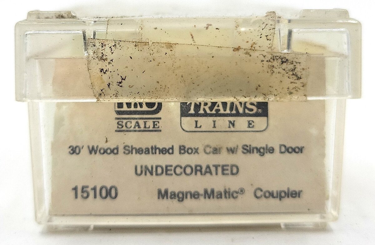 Micro-Trains 15100 Nn3 Undecorated 30' Wood Sheathed Single Door Boxcar EX/Box