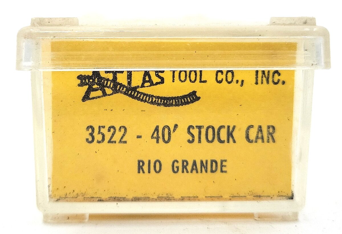 Atlas 3522 N Scale Rio Grande Stock Car #39476 LN/Box