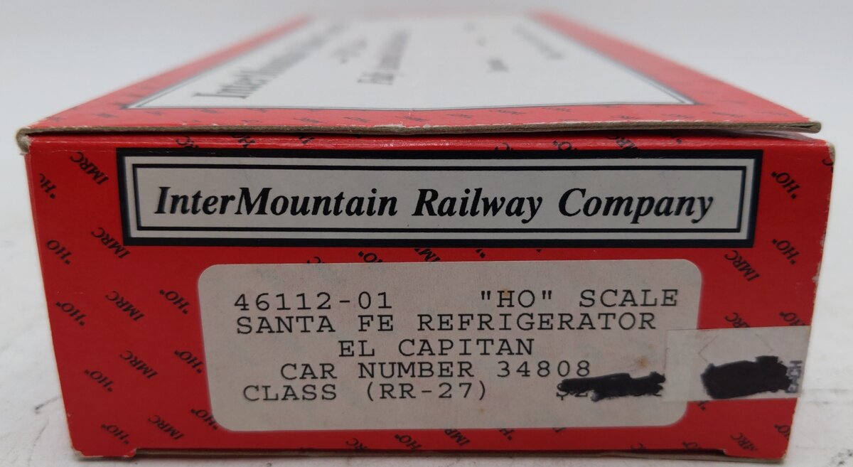 InterMountain 46112-01 HO Scale Santa Fe "El Capitan" Refrigerator Car #34808 EX/Box