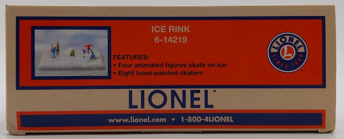Lionel 6-14219 O Lionelville Animated Ice Rink EX/Box