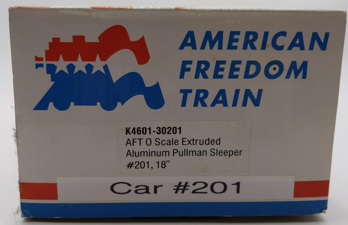 K-Line k4601-30201 O Gauge American Freedom Train 18" Pullman Sleeper #201 EX/Box