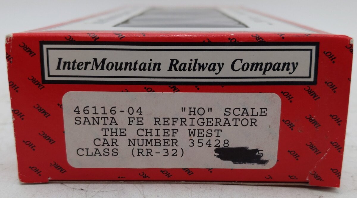 InterMountain 46116-04 HO Scale Santa Fe The Chief West Refrigerator Car #35428 EX/Box