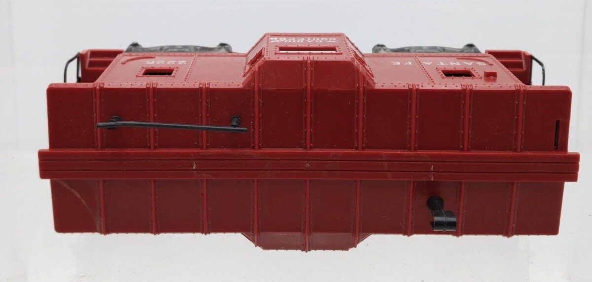 Marx 2225 Vintage O Gauge Postwar Atchison Topeka Santa Fe Bay Window Caboose VG