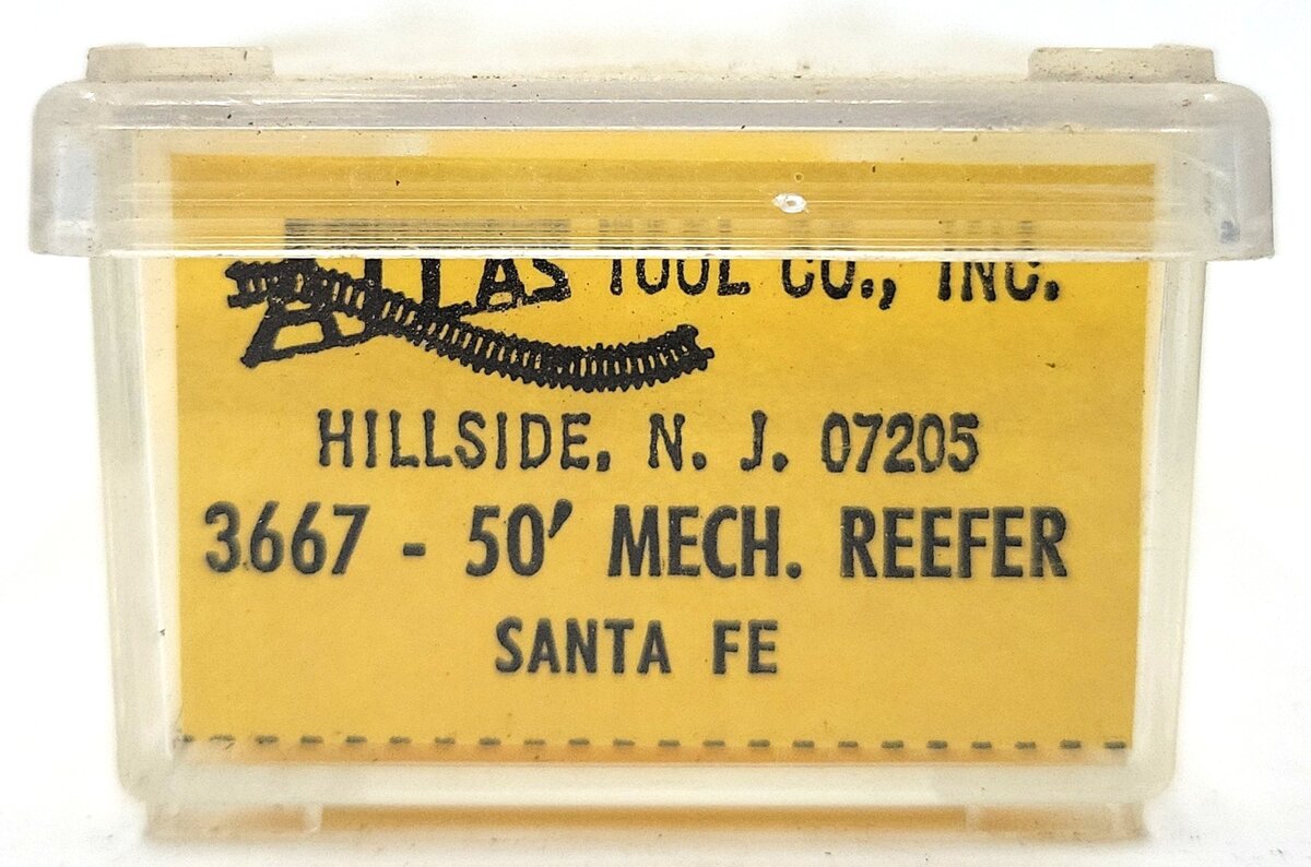 Atlas 3667 N Scale Santa Fe 50' Reefer #3150 EX/Box