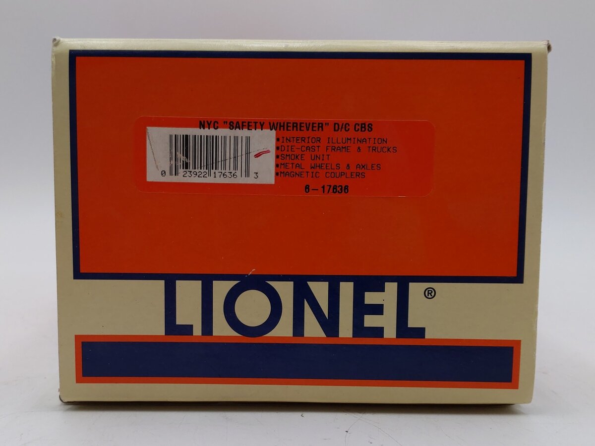 Lionel 6-17638 O Gauge Rock Island Extended Vision Lighted Caboose #17011 LN/Box