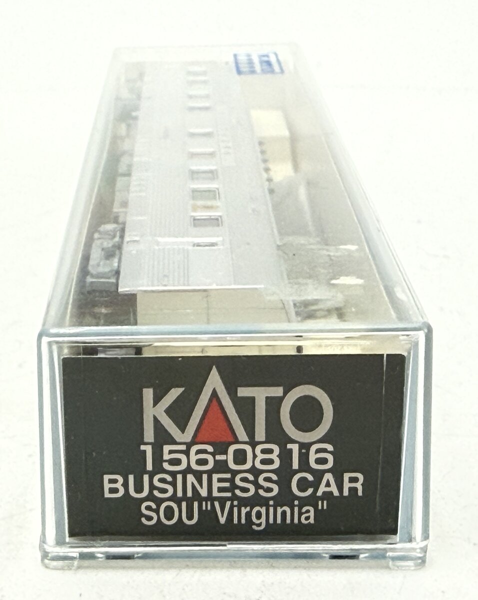 Kato 156-0816 N Scale Southern Railway "Virginia" Business Car LN/Box