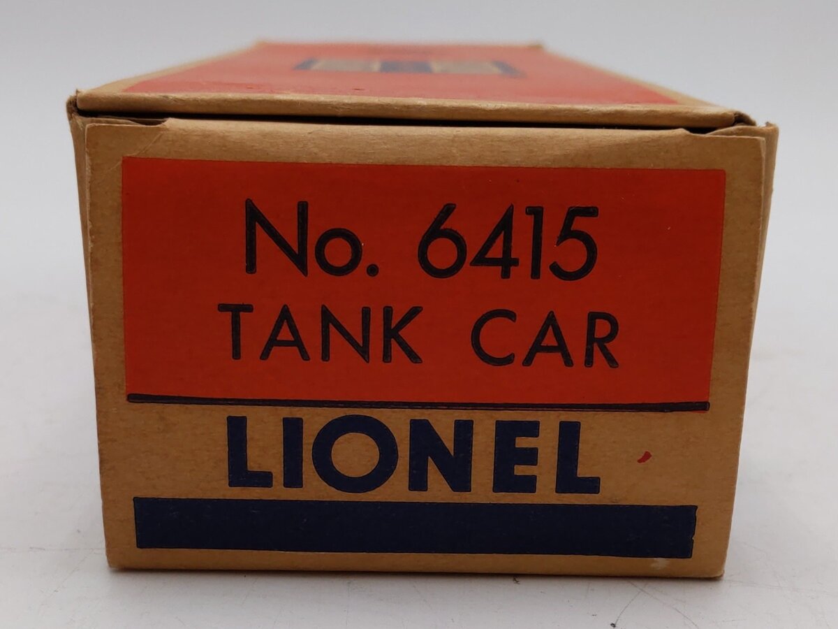 Lionel 6415 Vintage O Sunoco Triple Dome Tank Car- 8000 Gallon EX/Box