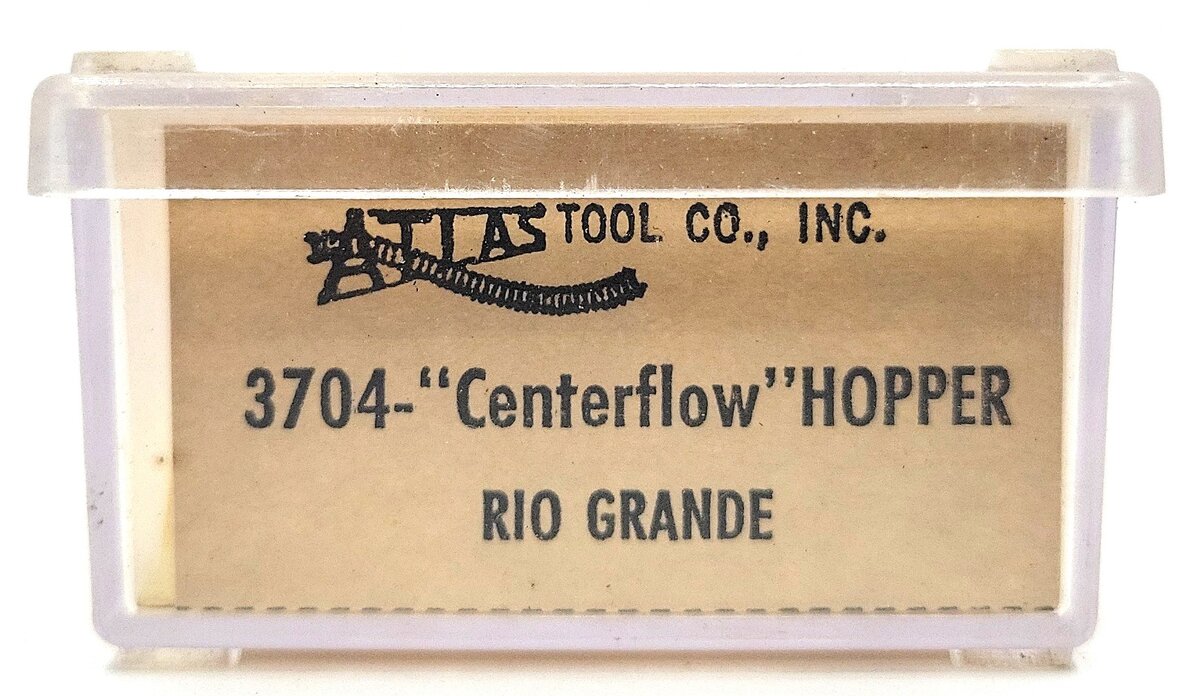Atlas 3704 N Scale Denver & Rio Grande Western Centerflow Hopper #15525 LN/Box