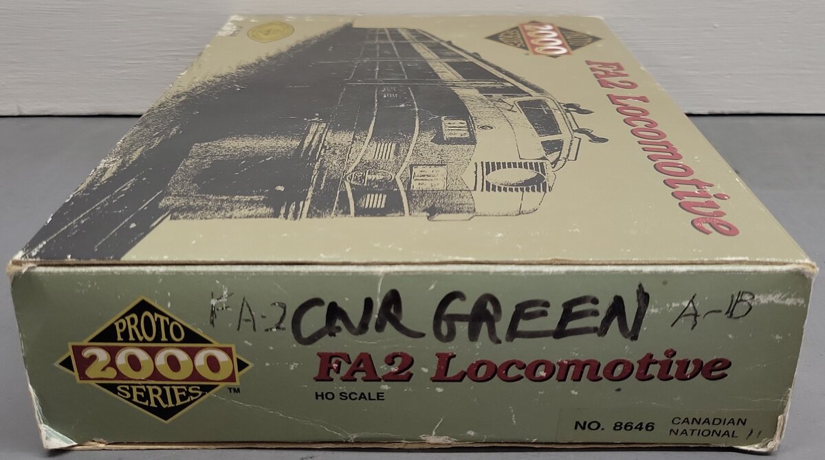 Proto 2000 8646 HO Scale Canadian National FA2 Diesel Locomotive #6707 EX/Box