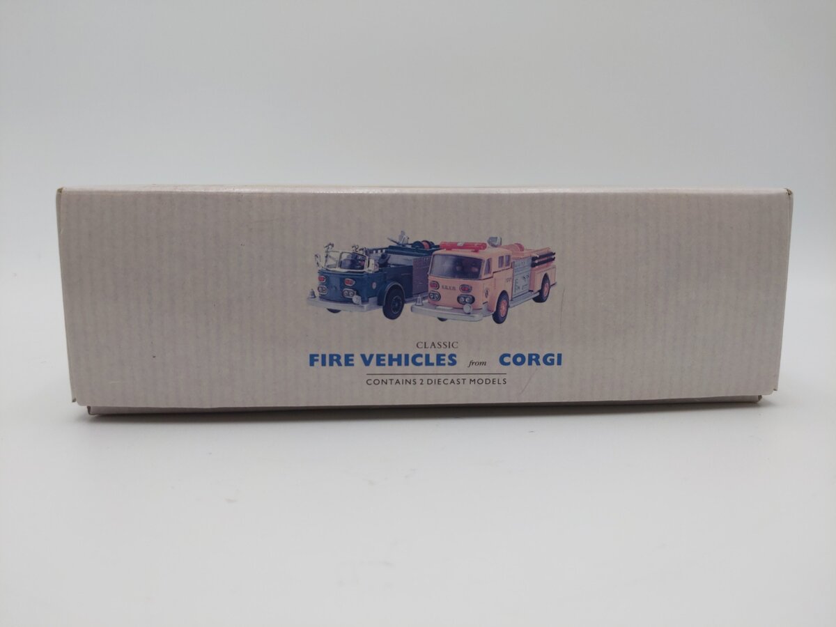 Corgi 97331 1:50 Scottdale & South River American LaFrance Fire Vehicles EX/Box