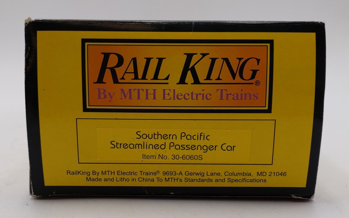 MTH 30-6065 O Gauge Southern Pacific Streamlined Full Vista Dome Car #10214 LN/Box