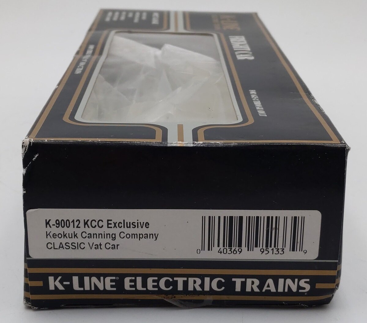 K-Line K-90012 O Gauge KCC Exclusive Keokuk Canning Company Vat Car EX/Box