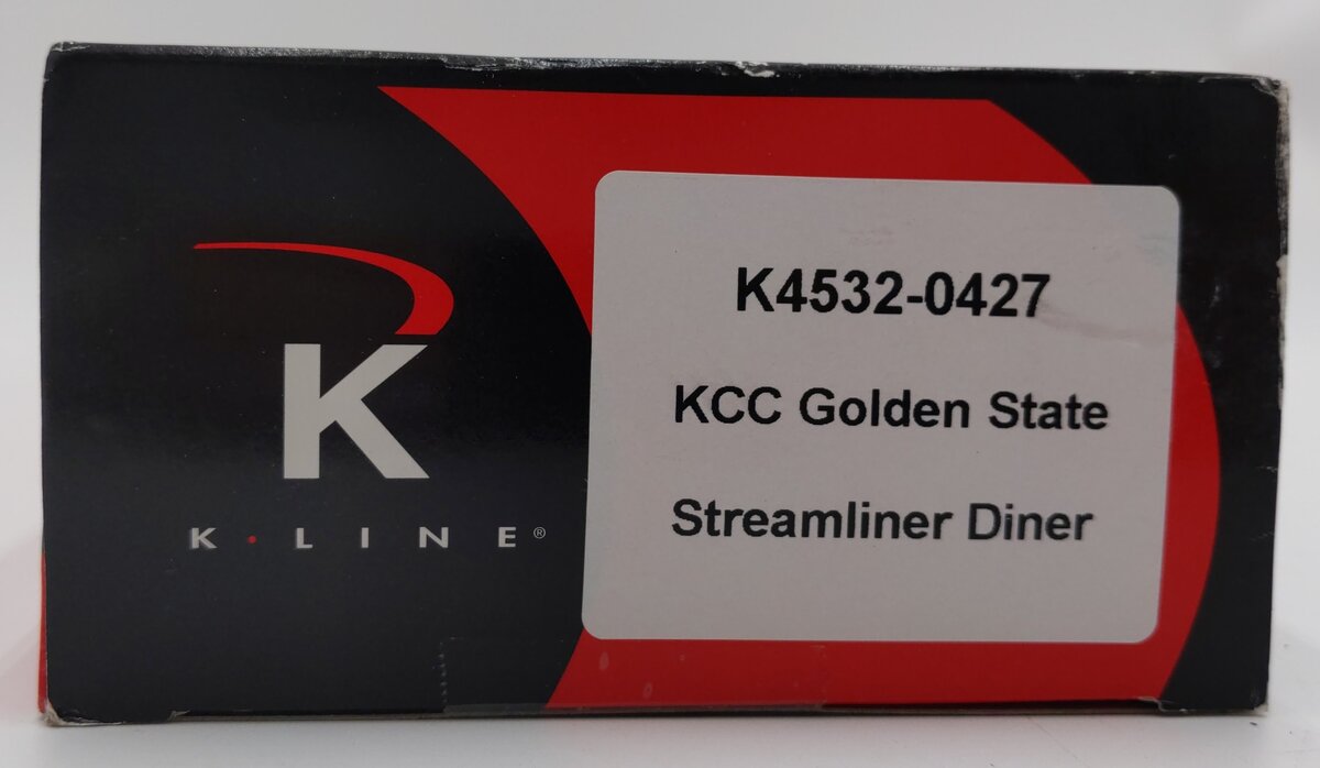K-Line K4532-0427 O Gauge Golden State "Golden Harvest" 13.5" Diner Car #427 LN/Box