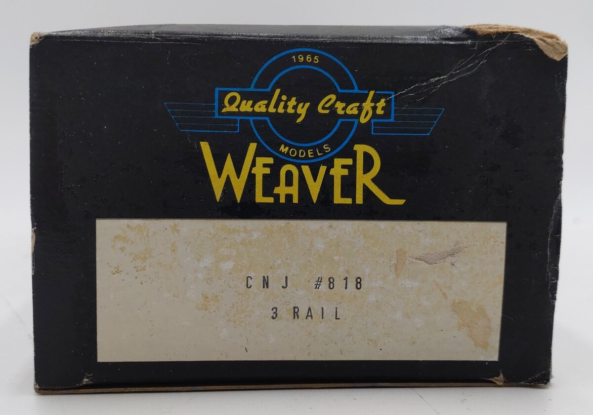 Weaver 818 O Gauge Central New Jersey Lines Covered Hopper #818 (3 Rail) LN/Box