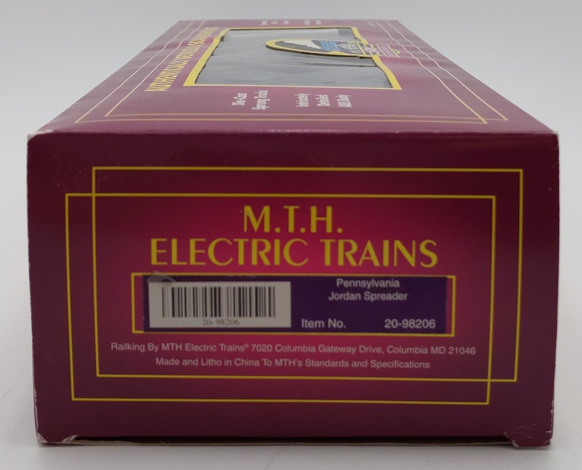 MTH 20-98206 O Gauge Pennsylvania Jordan Spreader #497928 EX/Box