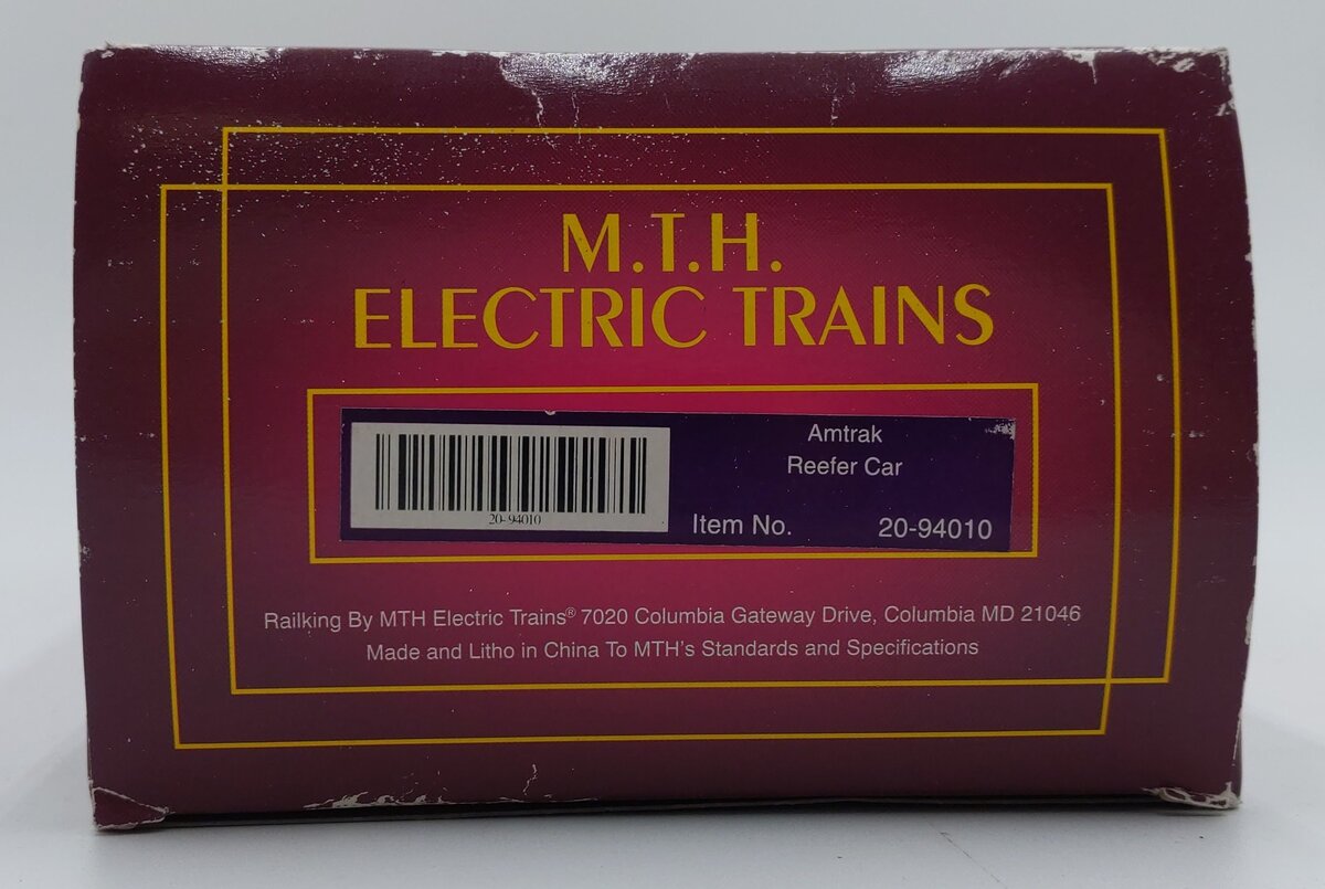 MTH 20-94010 O Gauge Amtrak Reefer Boxcar #1710 LN/Box