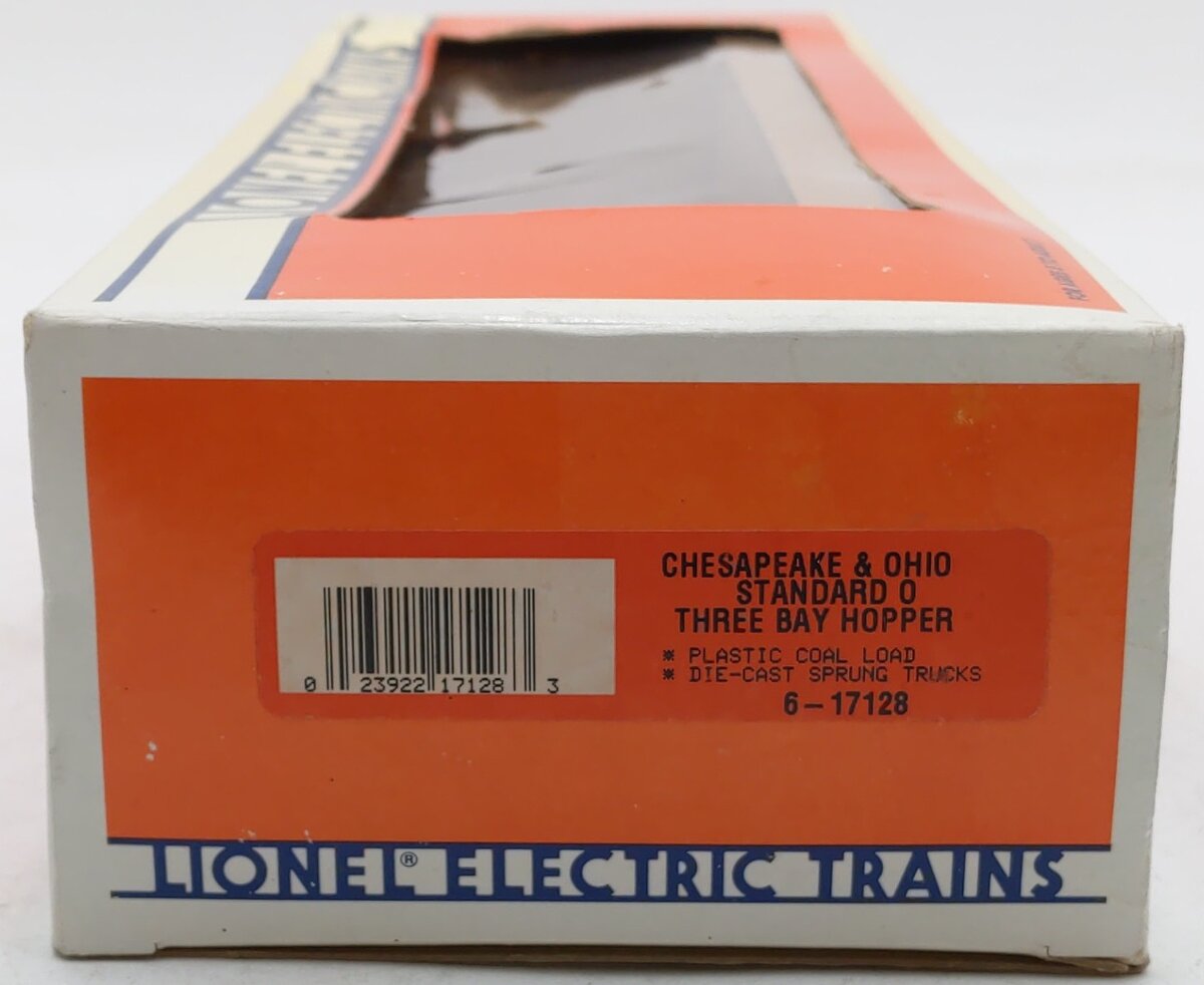 Lionel 6-17128 O Gauge Chesapeake & Ohio 3-Bay Hopper EX/Box