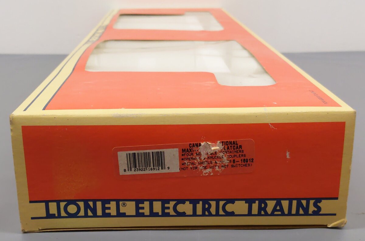 Lionel 6-16912 O Gauge Canadian National Maxi-Stack Intermodal Cars (Set of 2) VG/Box