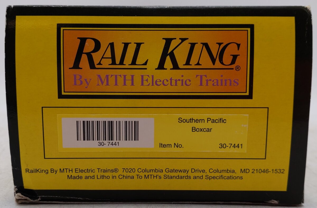 MTH 30-7441 O Gauge Southern Pacific Daylight Boxcar #92268 EX/Box