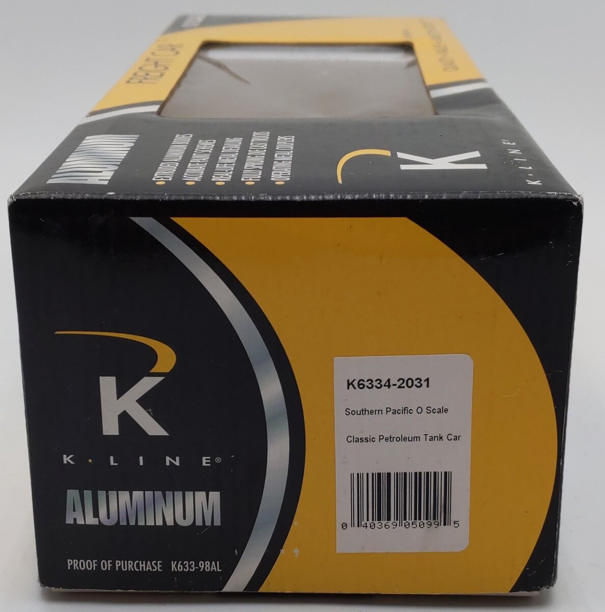 K-Line K6334-2031 O Southern Pacific Petroleum Tank Car #67337 LN/Box