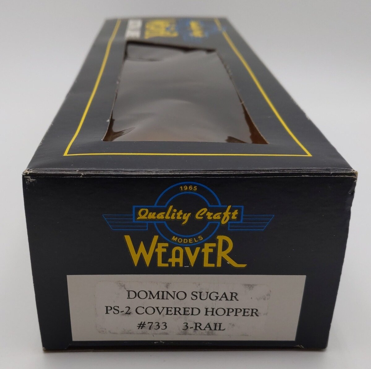Weaver O Gauge Domino Sugar Covered Hopper #733 EX/Box