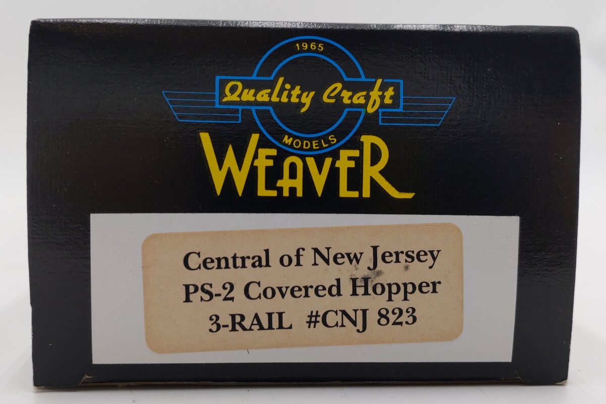Weaver 823 O Gauge Central of New Jersey PS-2 Covered Hopper (3-Rail) EX/Box