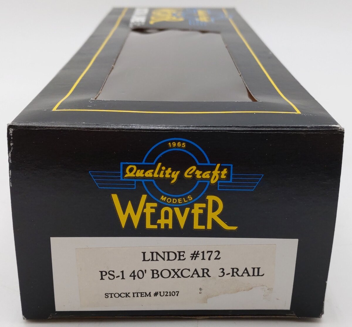 Weaver U2107 O Gauge Union Carbide Linde Boxcar #172 EX/Box