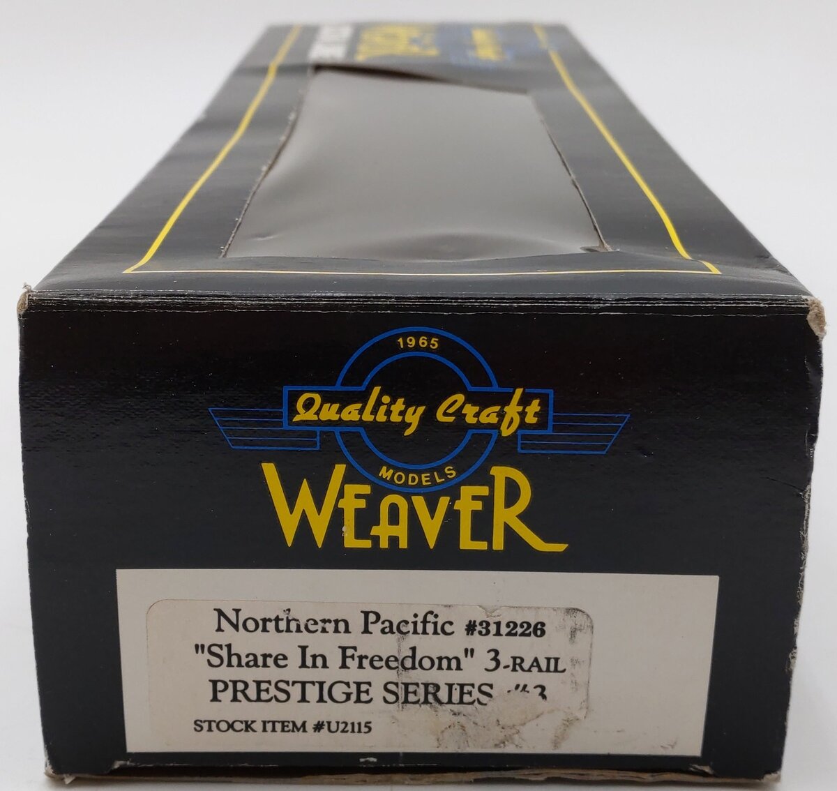 Weaver U2115 O Gauge Northern Pacific "Share in Freedom" Boxcar (3-Rail) #31226 EX/Box