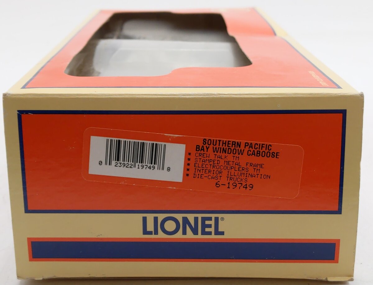 Lionel 6-19749 Southern Pacific Bay Window Caboose VG/Box