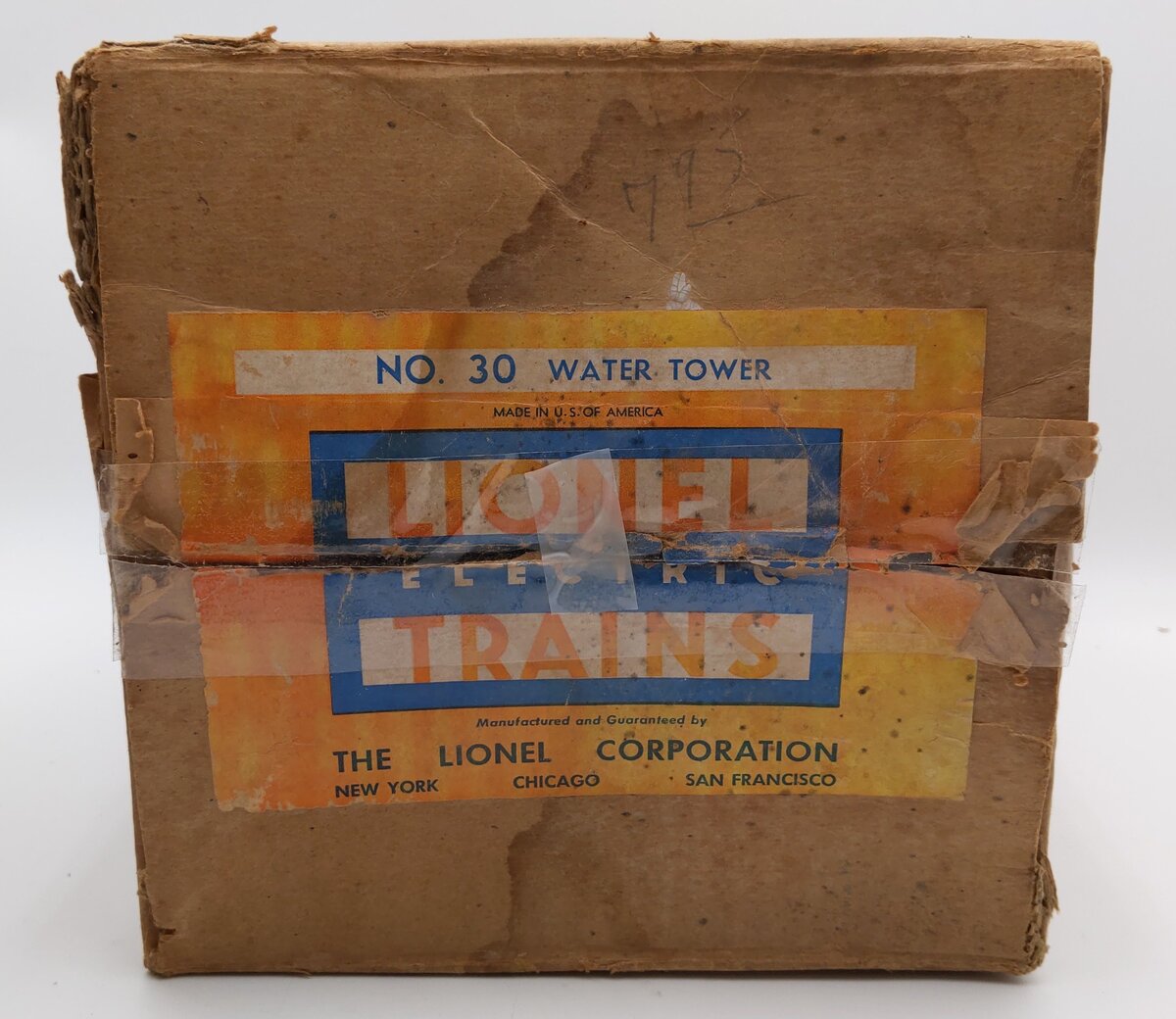 Lionel 30 Vintage O Operating Water Tower EX/Box