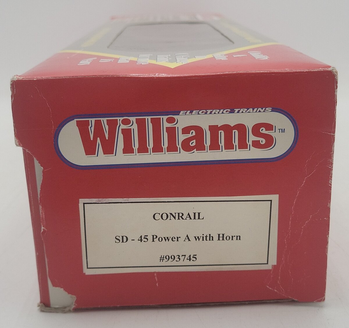 Williams 993745 O Gauge Conrail SD-45 Diesel Locomotive Power A Unit #3745 EX/Box