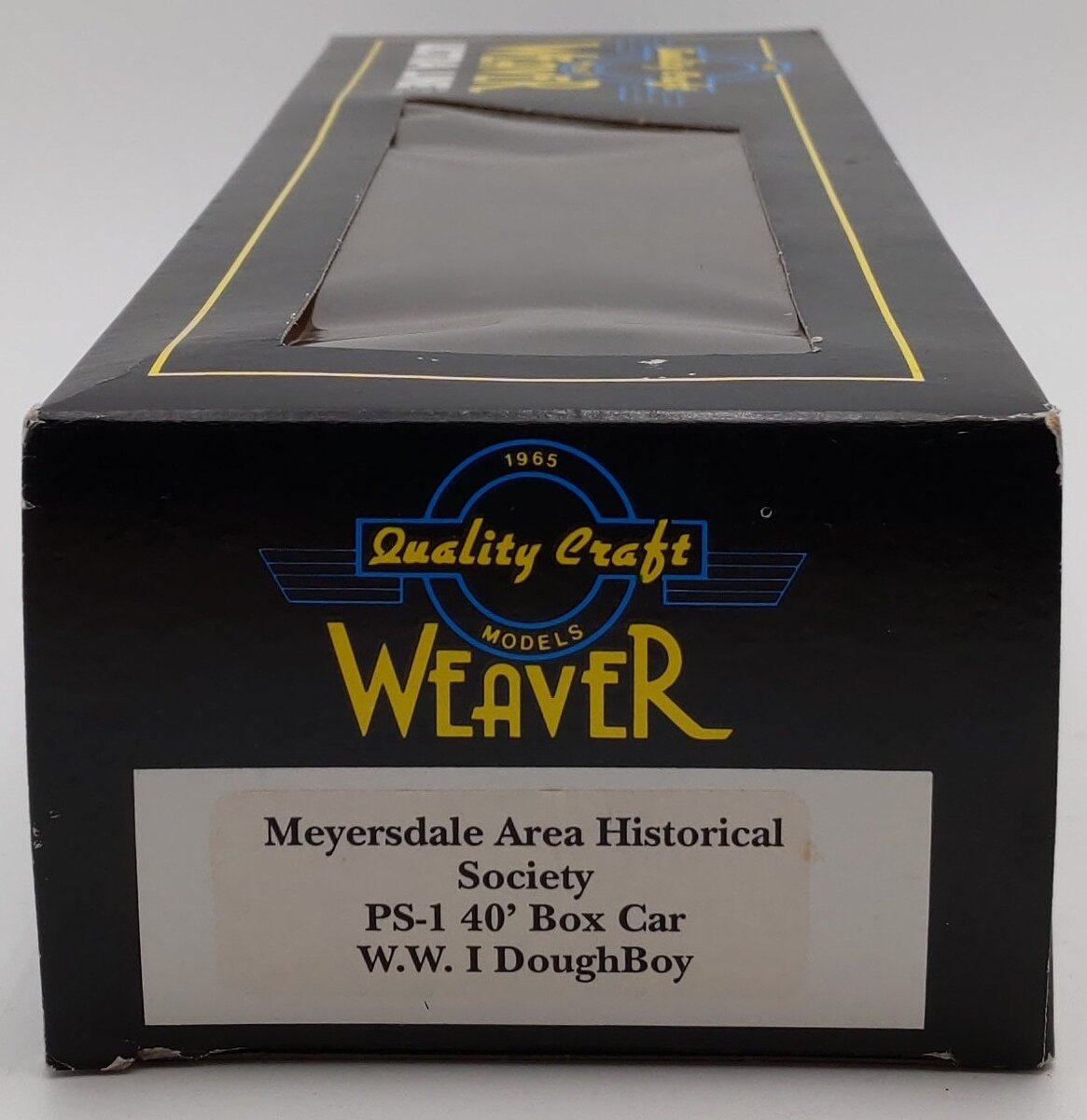 Weaver MAHS 2001 O Scale B&O PS-1 W.W.1 DoughBoy 40' Boxcar (3 Rail) LN/Box