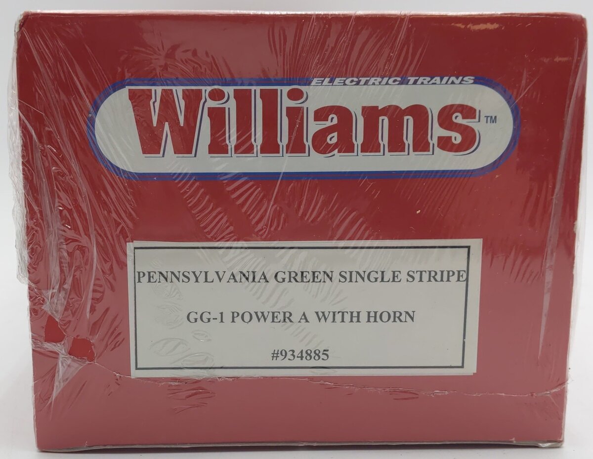 Williams 934885 O Gauge PRR Green Single Stripe GG-1 Diesel Locomotive NIB