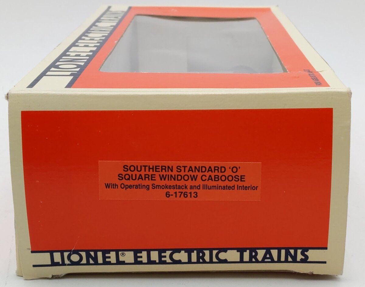 Lionel 6-17613 O Gauge Southern Steelside Caboose w/ Smoke #7613 LN/Box