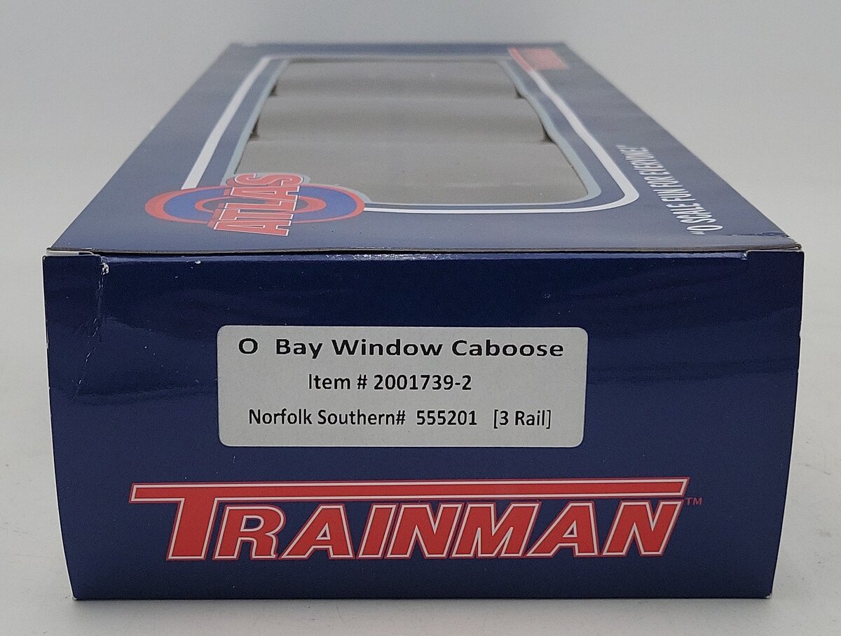 Atlas 2001739 O Norfolk Southern Trainman® Bay Window Caboose 3-Rail LN/Box