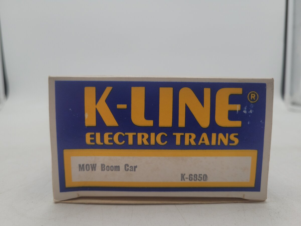 K-Line K6850 O MOW Boom Car VG/Box