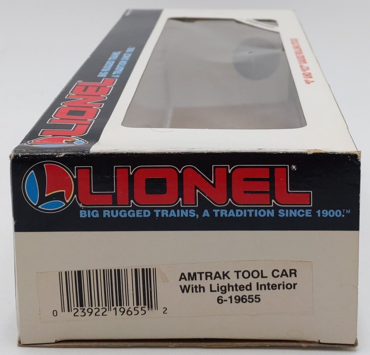 Lionel 6-19655 O Gauge Amtrak Tool Car with Lighted Interior LN/Box