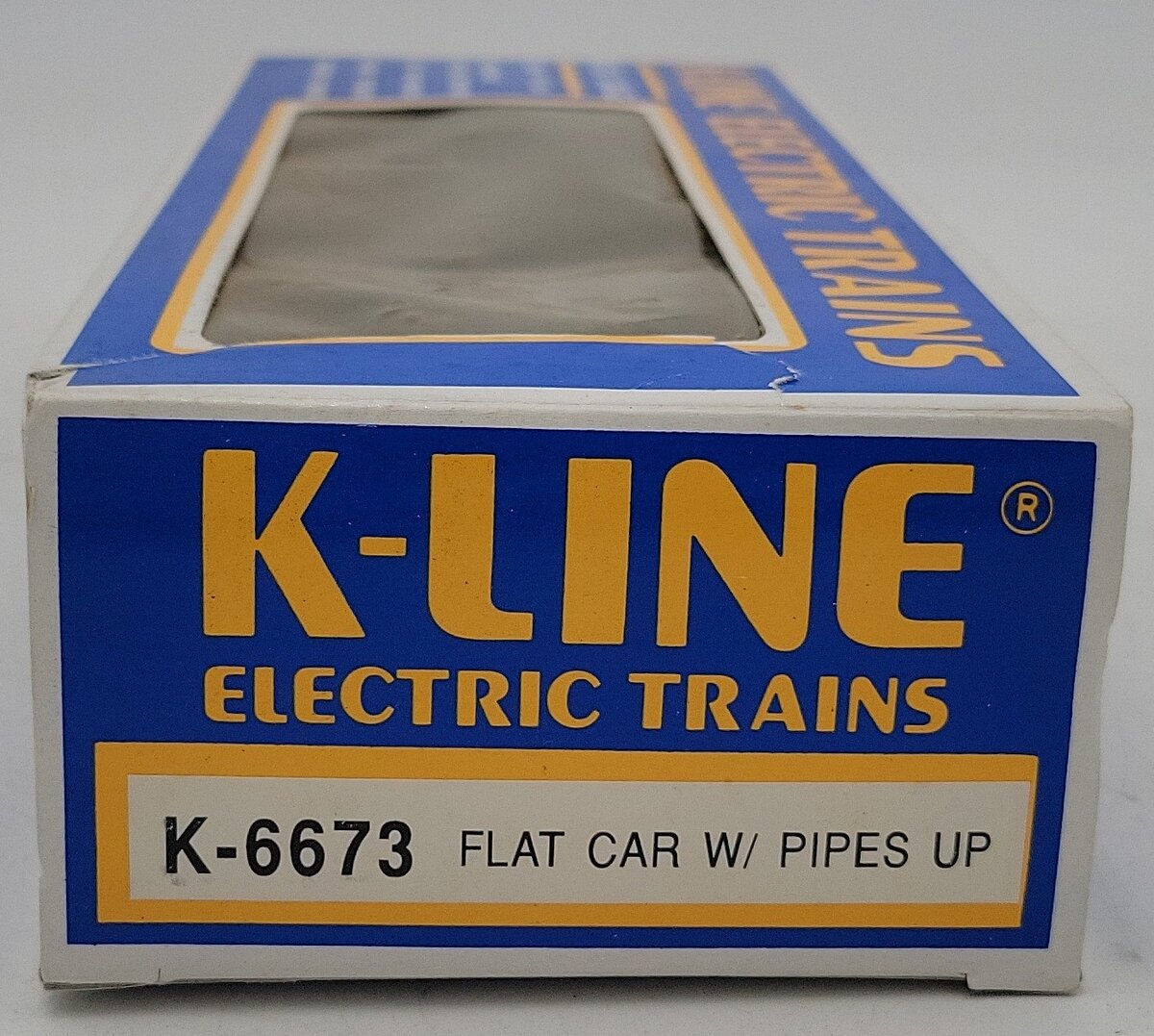 K-Line K6673 O Union Pacific Flatcar with Pipes #6673 EX/Box