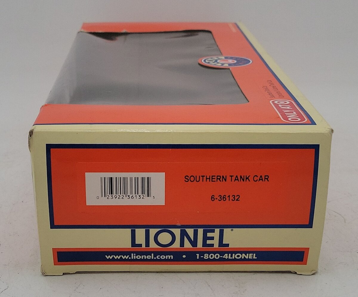 Lionel 6-36132 O Gauge Southern Tank Car #87956 VG/Box