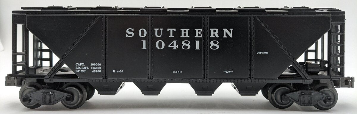 Williams HC16 O Gauge Southern Quad Hopper W/ Cover & Coal Load #104818 EX/Box