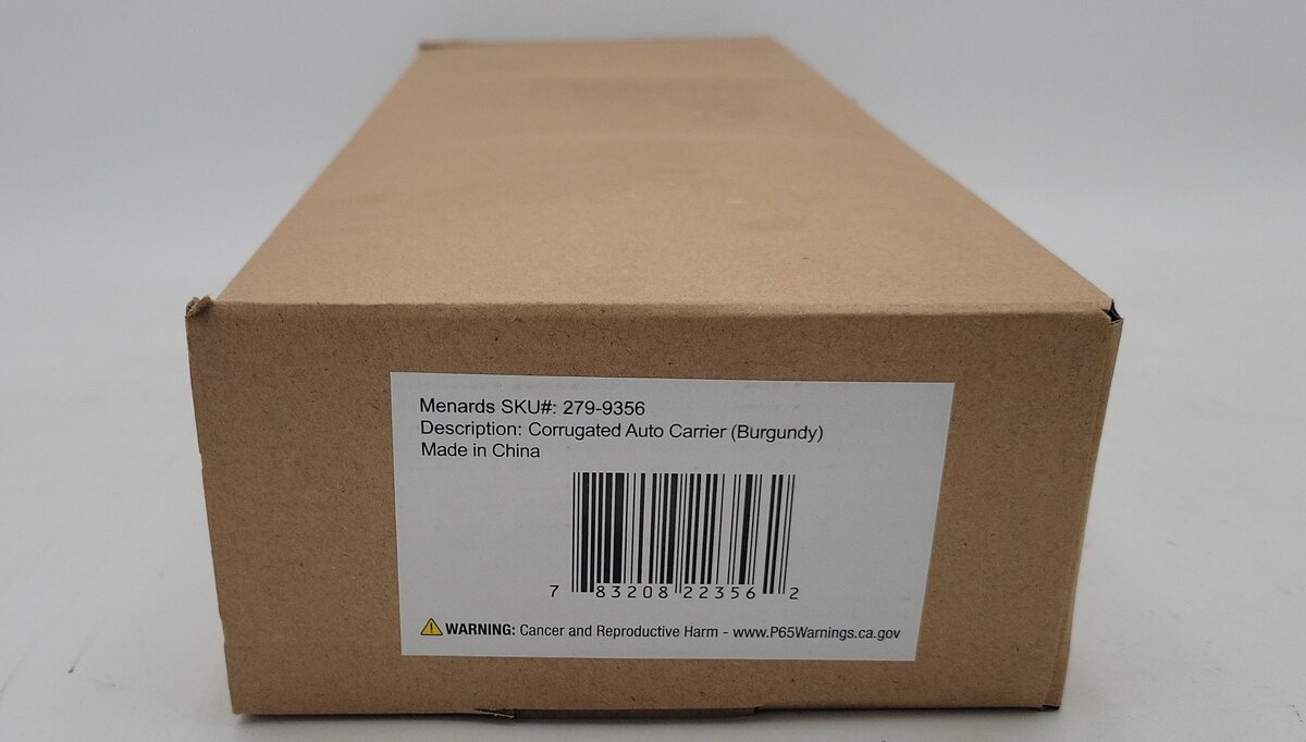 Menards 279-9356 O Gauge DTTX Corrugated Auto Carrier #2450 NIB