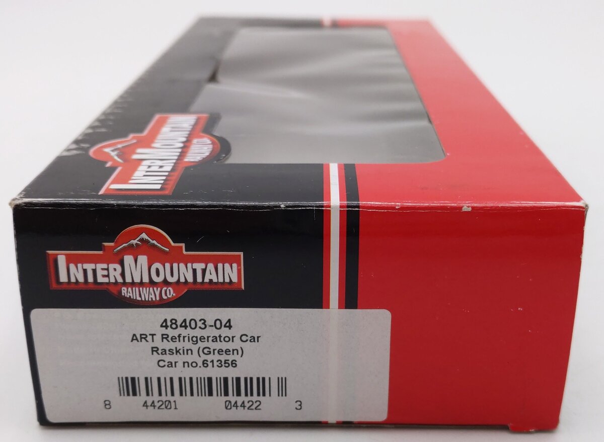 InterMountain 48403-04 HO Scale Raskin ART Refrigerator Car #61356 LN/Box
