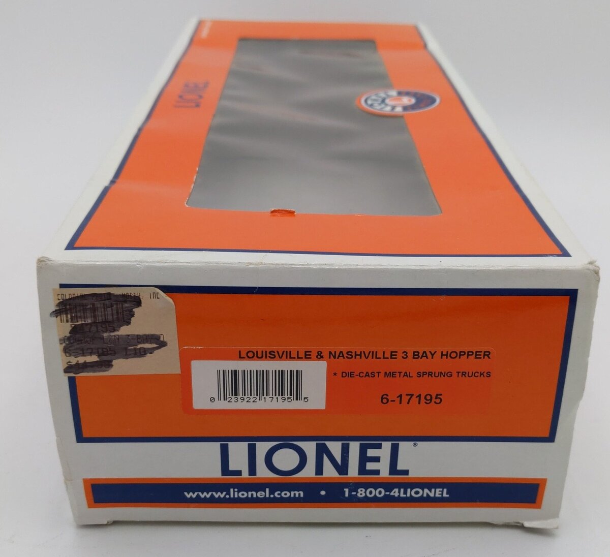Lionel 6-17195 O Gauge Louisville & Nashville 3-Bay ACF Hopper #240850 EX/Box