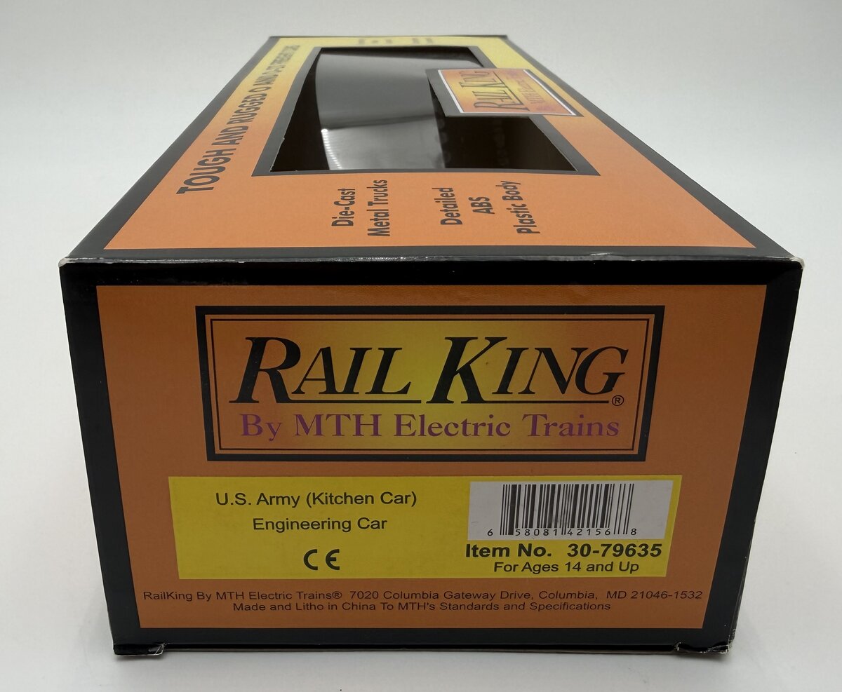 MTH 30-79635 O Gauge U.S. Army Engineering Car #8766 EX/Box