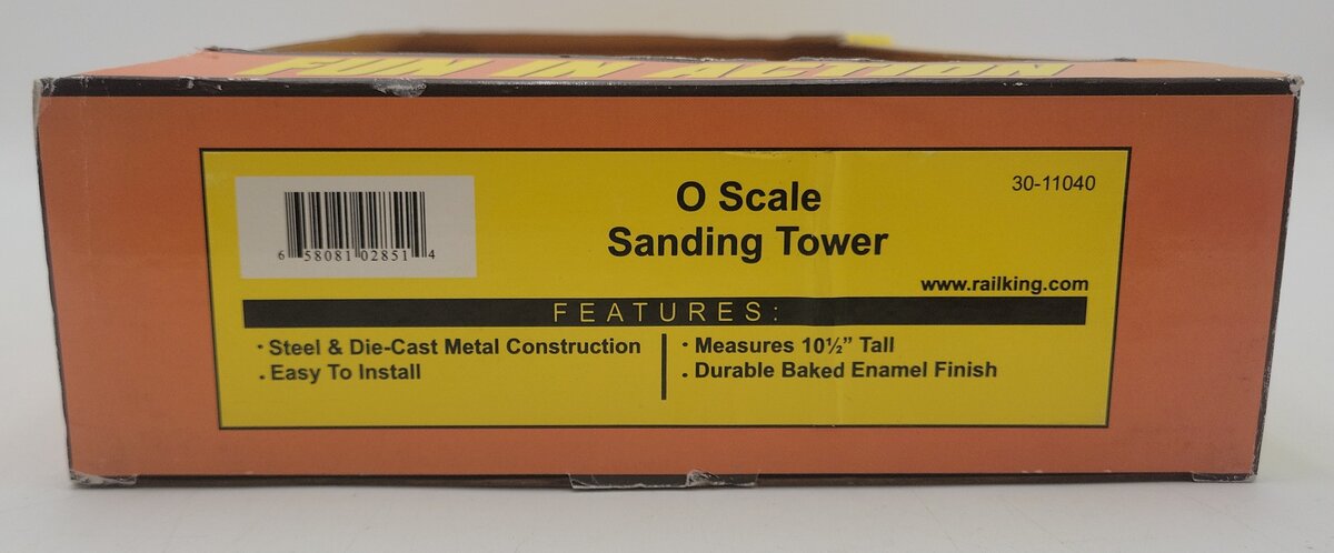 MTH 30-11040 O Scale Sanding Tower Steel & Diecast Metal EX/Box